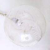 Pair of Postmodern Spheric Glass Table Lamps by Lino Tagliapietra for La Murrina