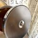 Large Vintage Space Age Table Lamp / 1970s Design - Ceramic & Chrome