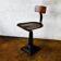 Adjustable Singer workshop chair with Eiffel base
