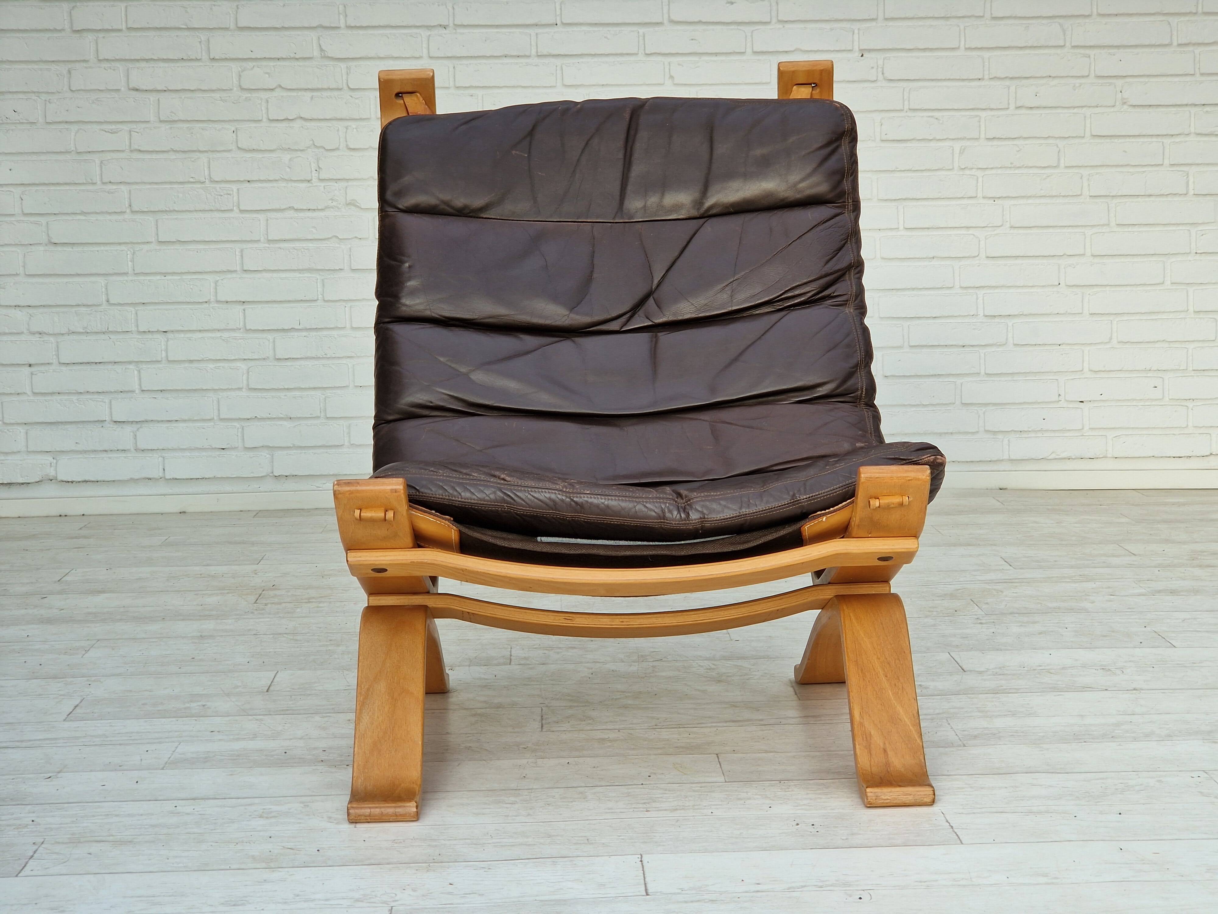 Fauteuil danois par Brammin Møbler années 70