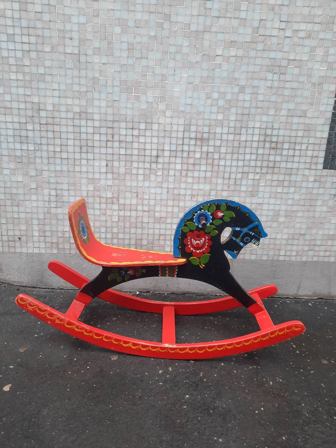 Vintage rocking horse