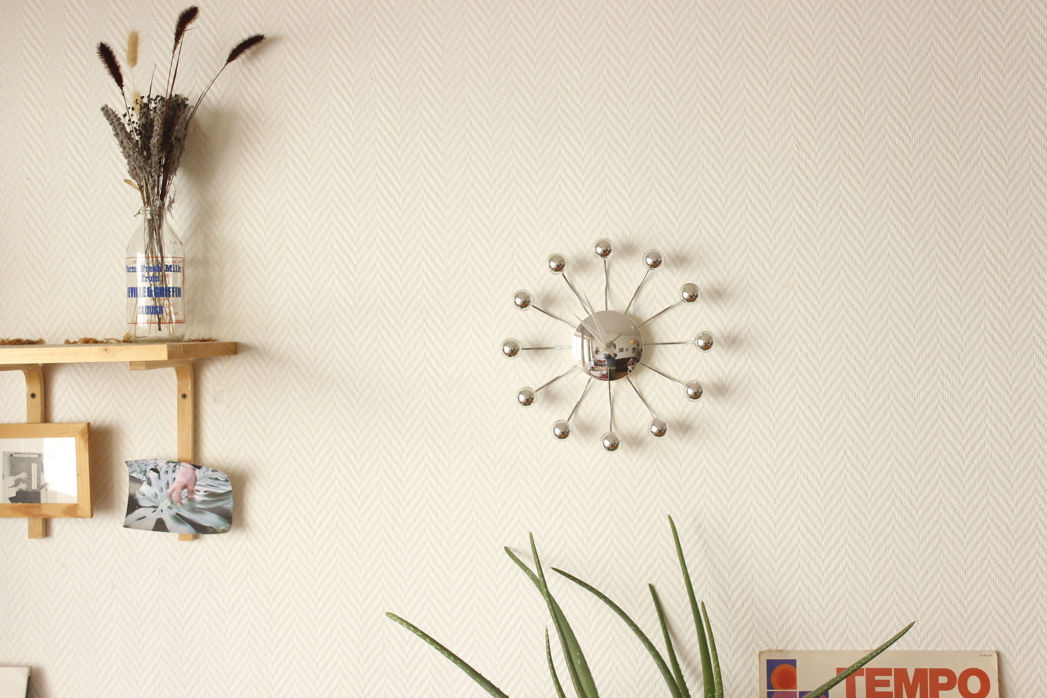 Karlsson Spider Chrome clock