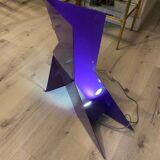 LAMPE ORIGAMI COCOTTE LEONIE BLEUE/MAUVE