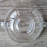 Glass fruit bowl, Val Saint Lambert style