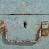 Antique light blue patinated box (c.1920)