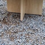 Set of 3 travertine trundle coffee tables from the 70s