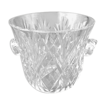 Crystal champagne bucket from st louis modele chantilly