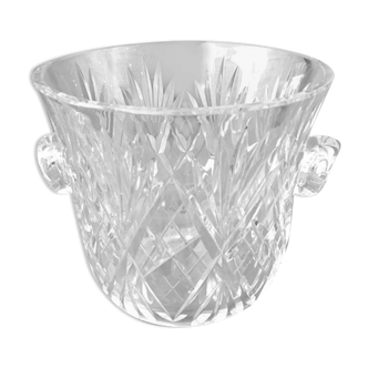 Crystal champagne bucket from st louis modele chantilly