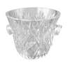 Crystal champagne bucket from st louis modele chantilly