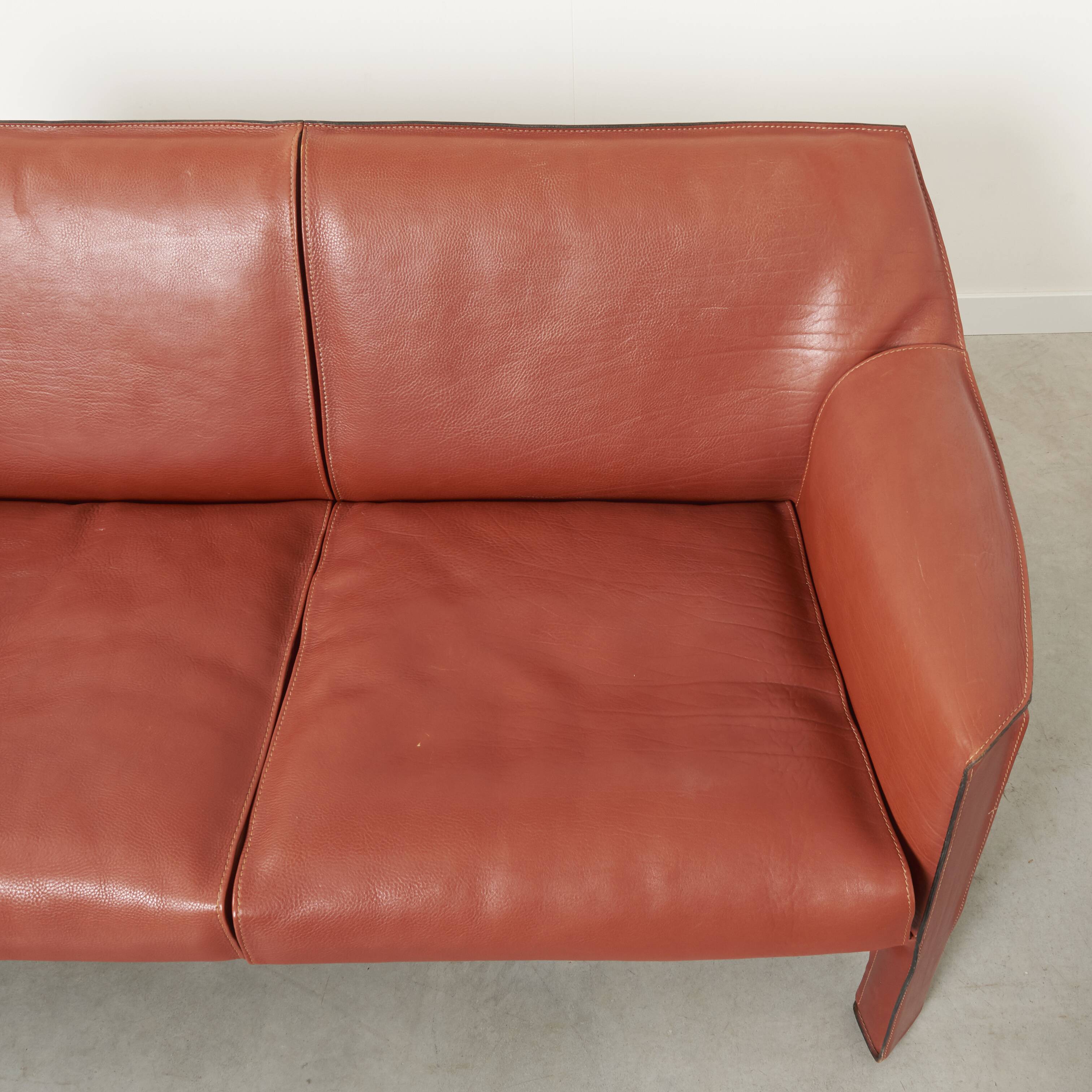 Set CAB 415 sofas by Mario Bellini, 1980s