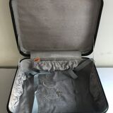 Old suitcase constellation leather black