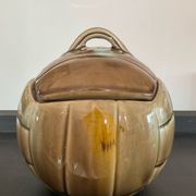 Pot vintage ballon en céramique émaillée