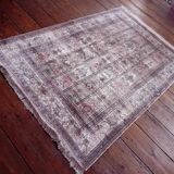 Handmade silk cashmere rug 173x120cm
