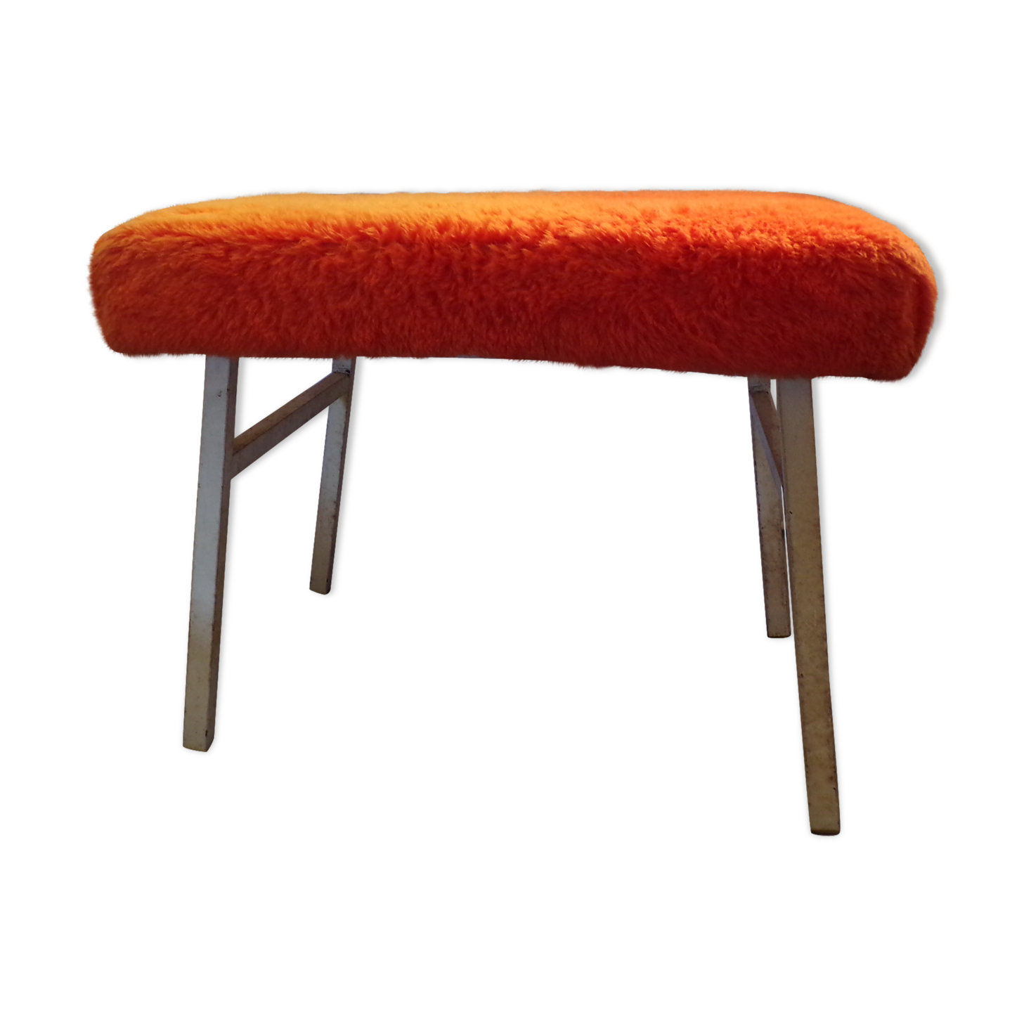 Foldable stepladder in small bench