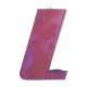 Letter to sign vintage metal 'L '.