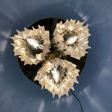 Novaresi Murano glass ceiling lamp, 1970