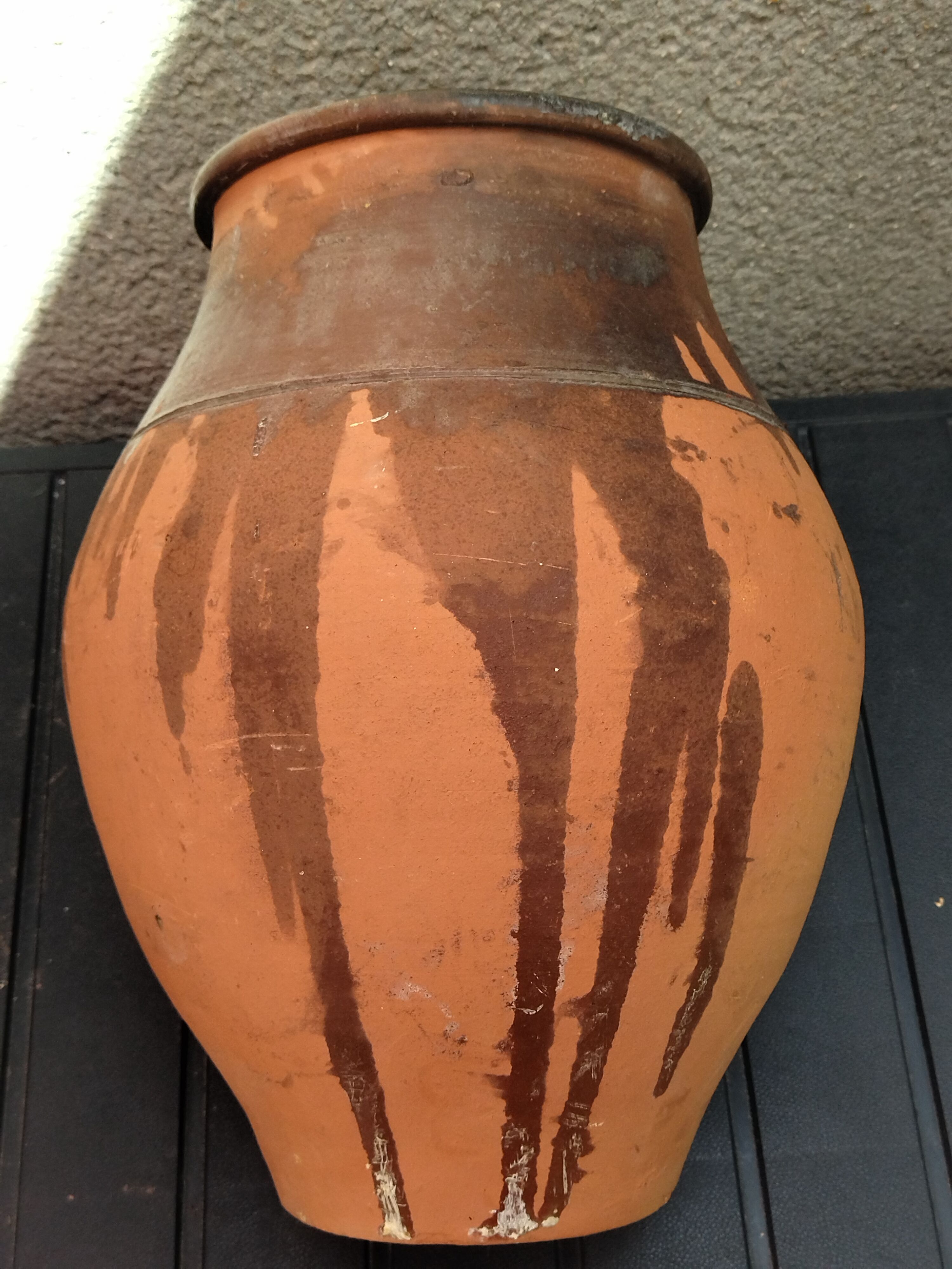 Vintage terracotta jar