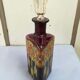 Enamelled decanter of the XXth Art Deco style