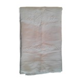 Lin Drap. BC embroidered monogram. Art deco