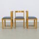 3x Dining Chair by Ibisco Reupholstered, 1970s