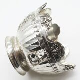 Silver metal ice bucket