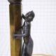 Lampe art déco sculpture de femme