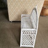 Rattan shelf