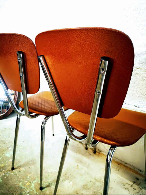 Pair of Soudexvinyl chairs