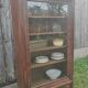 Parisian glass cabinet.
