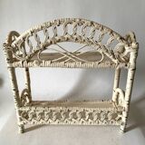 Rattan shelf