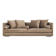 Sofa MALMO brown velour, Scandinavian design