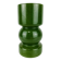 Green glass vase in Scandinavian style