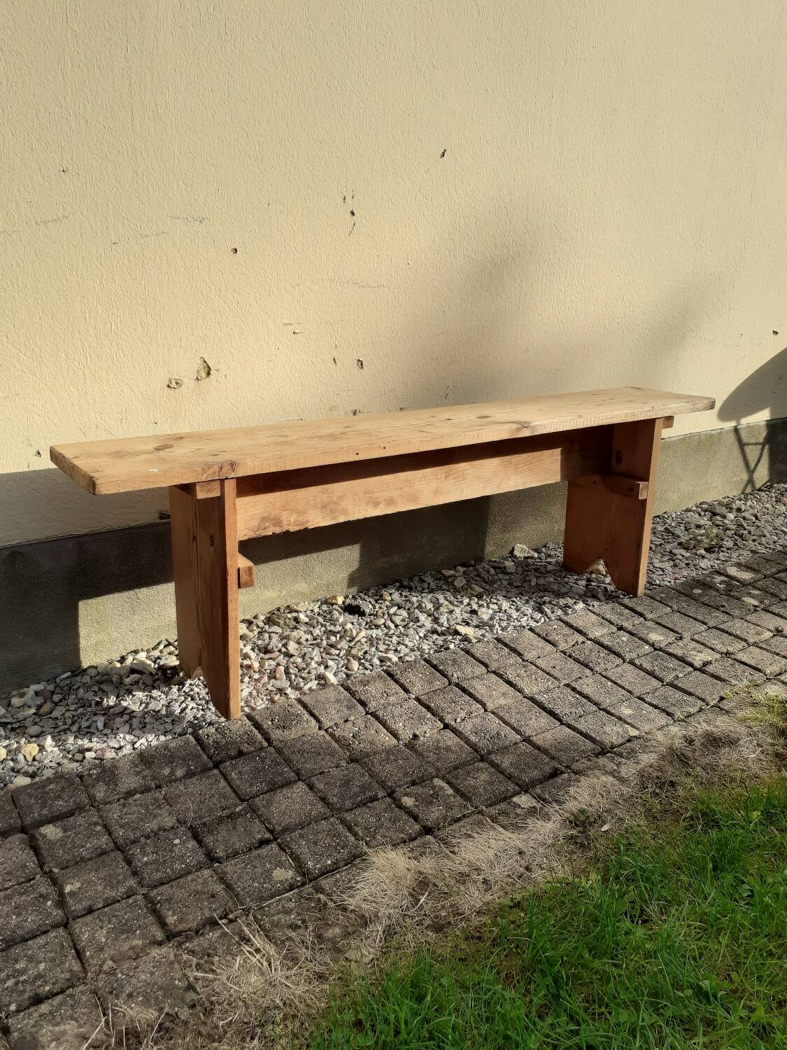Wooden bench