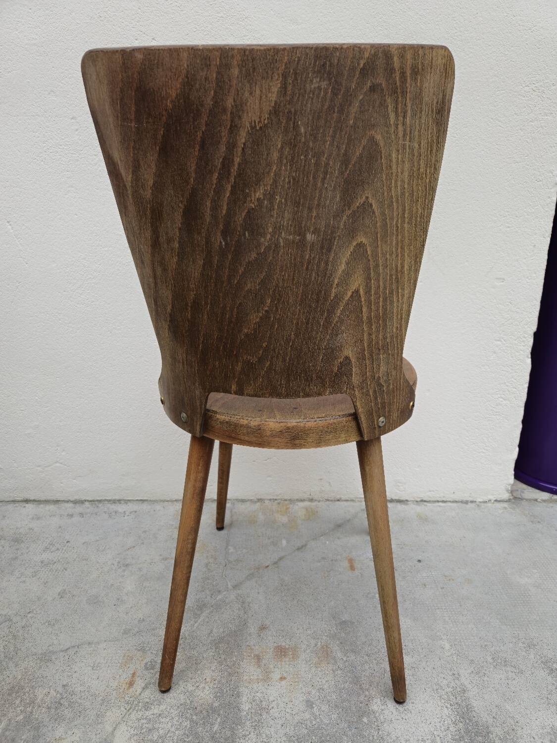 Baumann "Dove" bistro chair, vintage 1950s