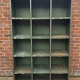 1950s iron workshop storage cabinet.