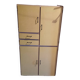 Yellow formica kitchen cabinet
