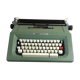 Former Olivetti studio 48 metal writing machine - vintage black malle