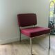 Red chrome armchair