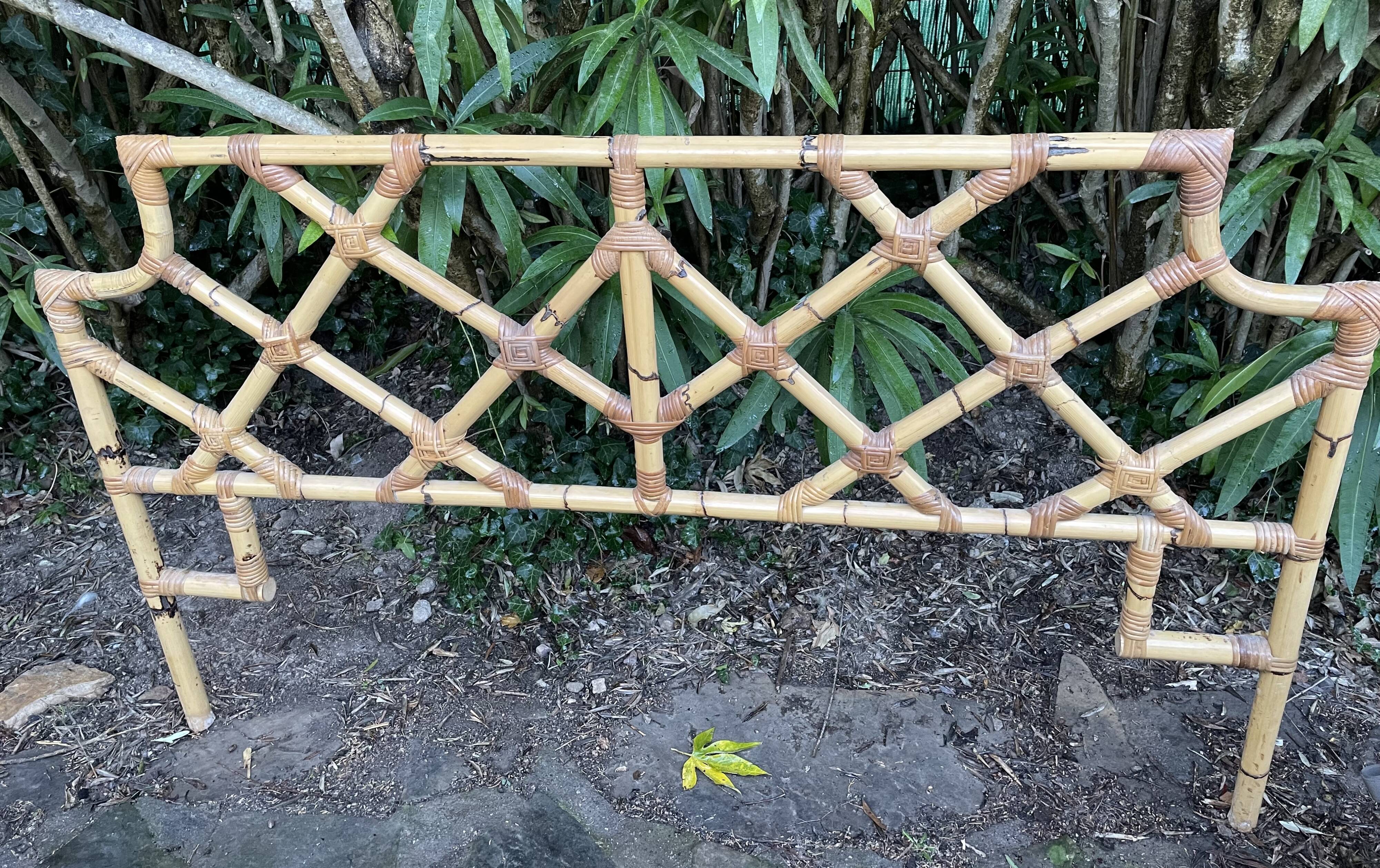 Rattan headboard 158cm