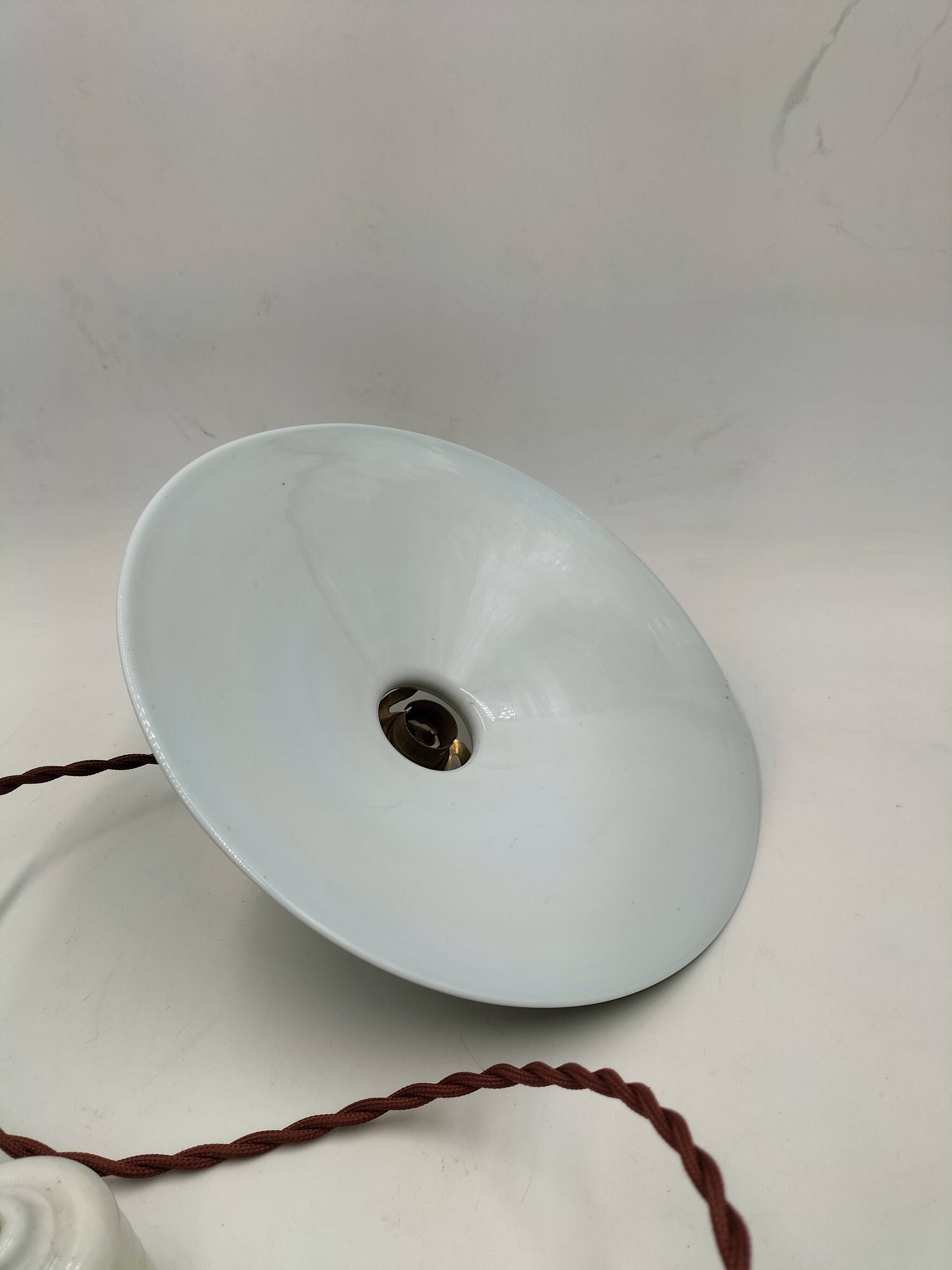 Green opaline pendant light