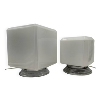 Art Deco Opaline Lamps