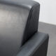 Pair of leather swivel armchairs by Poltrona Frau, Italy, 1990s