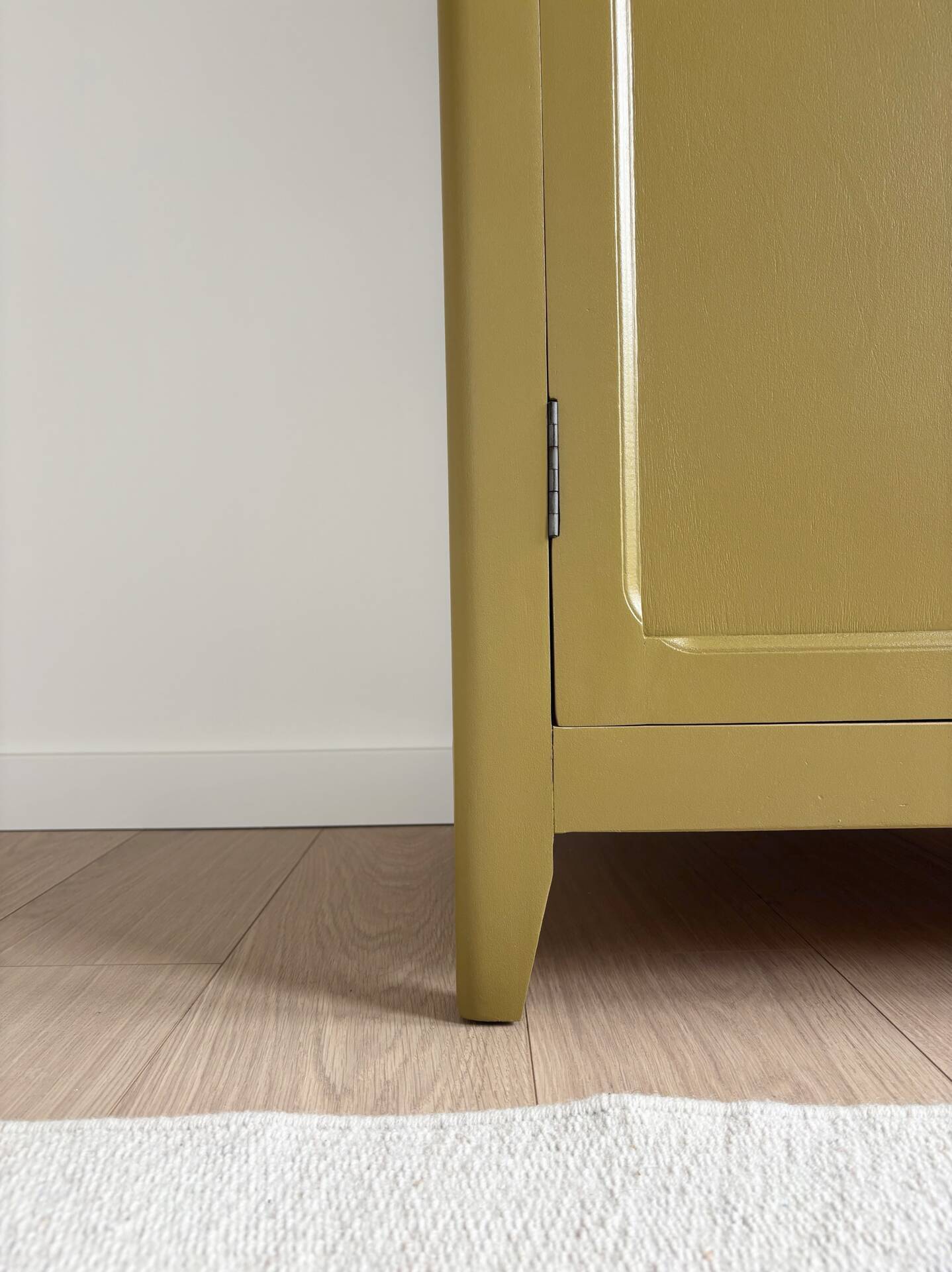 Renovated green Parisian wardrobe
