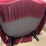 Pair of red toad theater armchairs