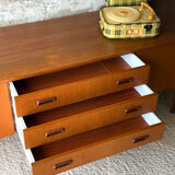 Enfilade scandinave vintage en teck, 1970