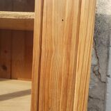 Parisian cabinet glazed raw wood