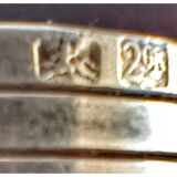 Engraved shell Matignon in silver metal