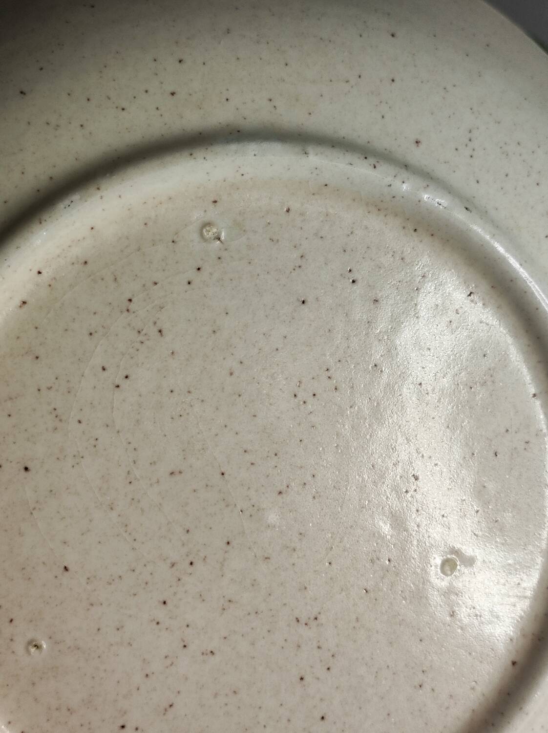 Ceramic stoneware soup plates