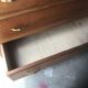 Commode vintage pieds compas
