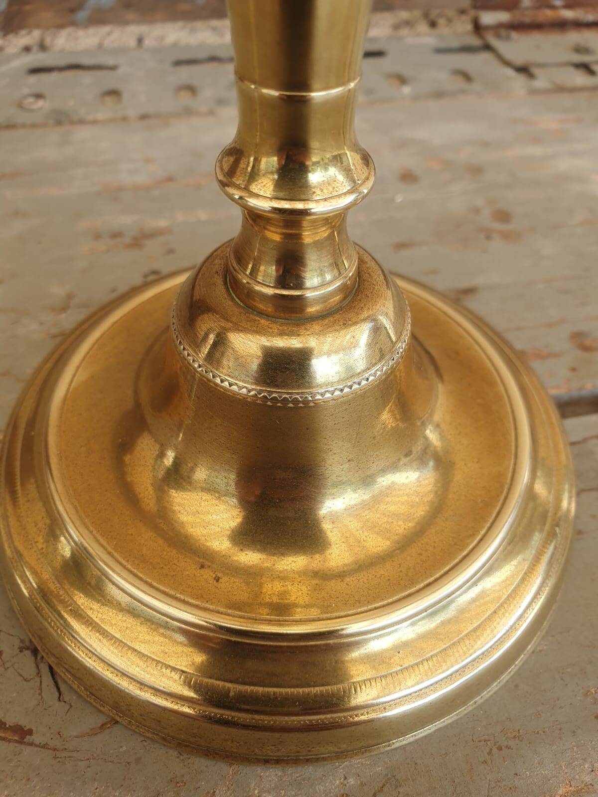 brass candle holder